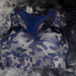 camouflage sports bra